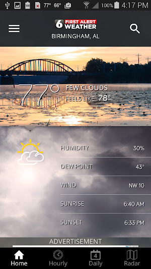 WBRC First Alert Weather Screenshot 0