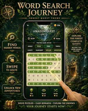 Word Search Puzzle : WordGlow Screenshot 1