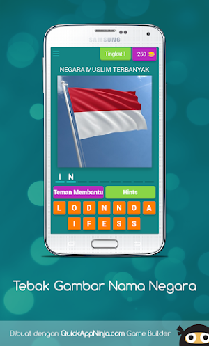 Tebak Gambar Nama Negara Screenshot 0
