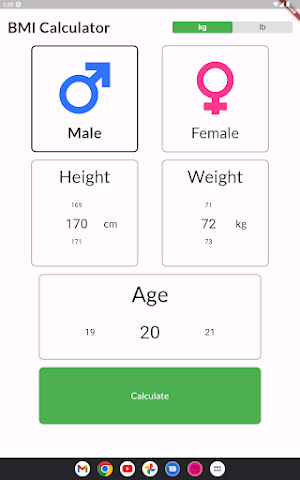 BMI Calculator - Track Health Screenshot 2