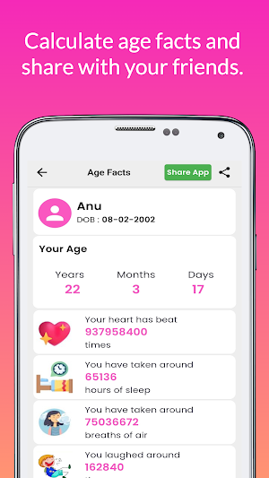 Age Calculator -DOB, Heroscope Screenshot 2