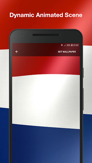 3d Netherlands Flag Wallpaper Screenshot 1