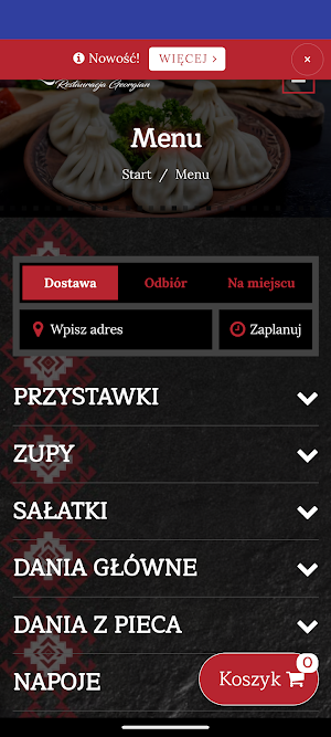 QARTULI RESTAURACJA GEORGIAN Screenshot 0