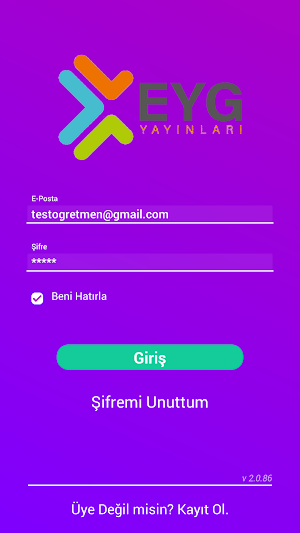 EYG Öğretmen Screenshot 0
