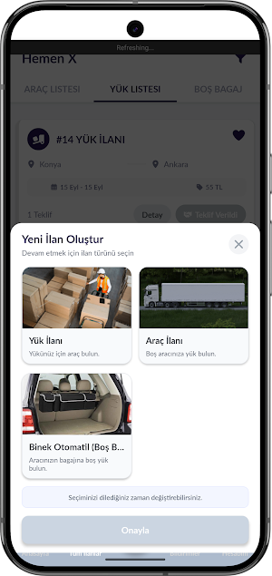 HemenX Nakliye Screenshot 1