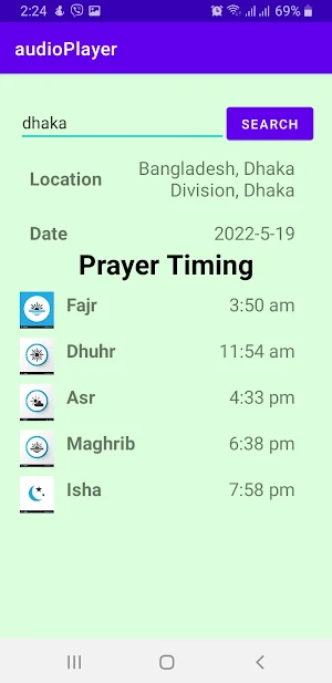 Prayer Timing Screenshot 0