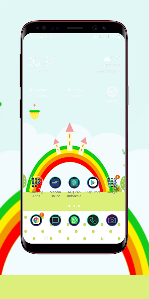 Rainbow Wallpaper Screenshot 2