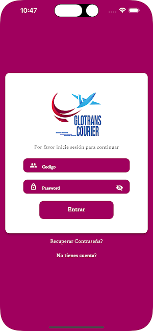 Glotrans Courier Screenshot 3