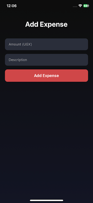 Wash Expenses Tracker Screenshot 2