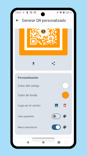 Custom QR Pro Screenshot 1