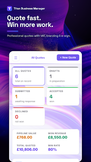 Titan Business Manager Screenshot 1