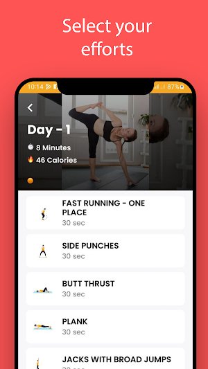 Home Workout - Simple Fitness Screenshot 1