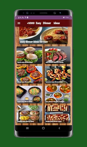 1000Easy dinner Ideas+ Screenshot 0