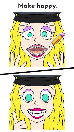 Draw Happy Police2 : Fun Game Screenshot 1