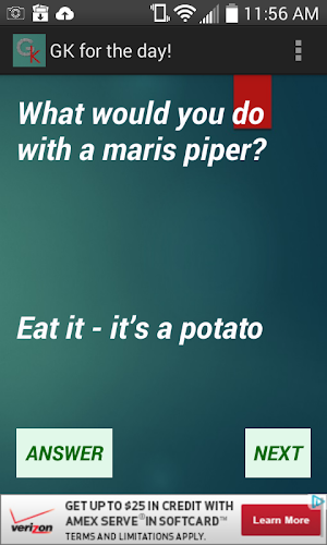 General Knowledge today! Screenshot 1