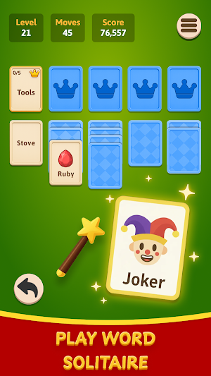 Lexy Word Solitaire: Card Game Screenshot 2