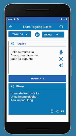 Tagalog Bisaya Dictionary Screenshot 1