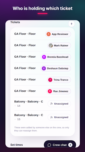 Wayfarer: Concerts & Trips Screenshot 0