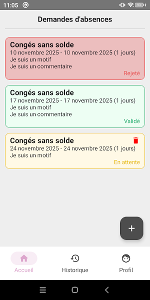 Portail RH Screenshot 1