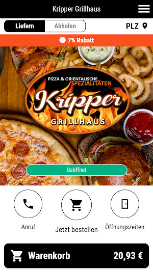 Kripper Grillhaus Screenshot 0