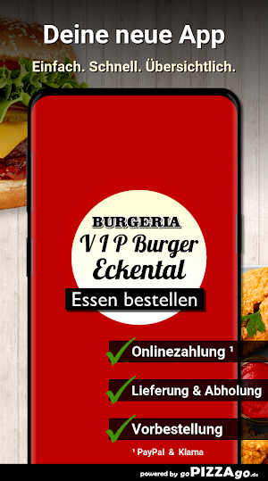 V I P Burger Eckental Screenshot 0