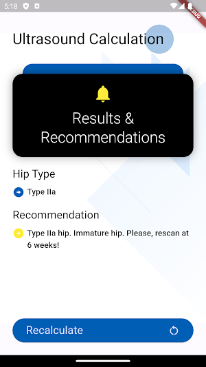ICODE Hip US Calculator Screenshot 3