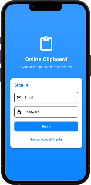 Online Clipboard Screenshot 1