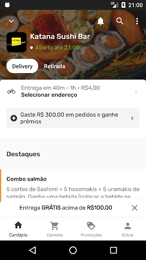 Katana Sushi Bar Screenshot 0