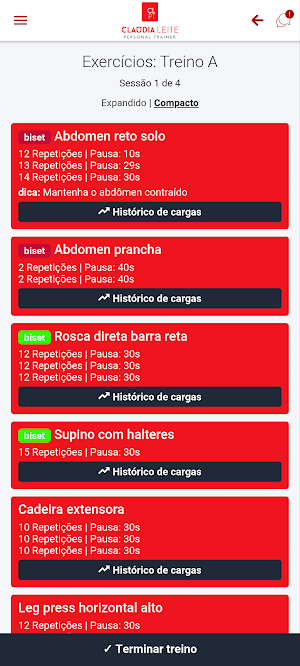 Claudia Leite Personal Trainer Screenshot 3