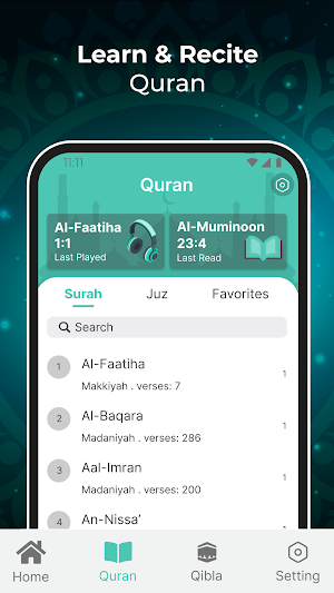 Muslim Prayer - Qibla Finder Screenshot 1