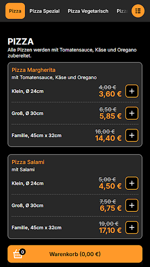 Pizzeria Casa Asia Lünen Screenshot 3