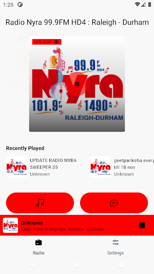 Radio Nyra Screenshot 0