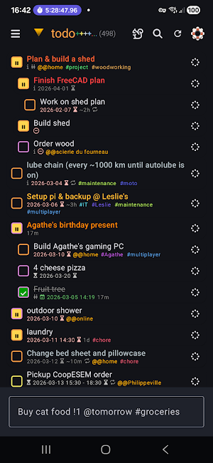 Cfait: Todo & Task Manager Screenshot 0