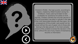 Einstein's riddles Screenshot 0