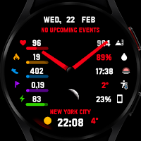 HybridSuperInfo Watch Face