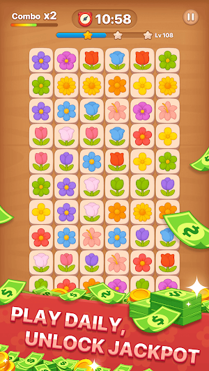 Onet Jackpot: Tap & Match Tile Screenshot 1