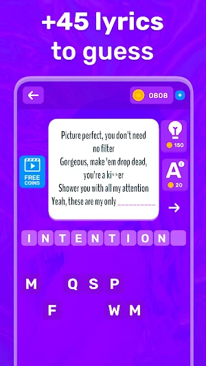 Finish The Lyrics Music Trivia Screenshot 3