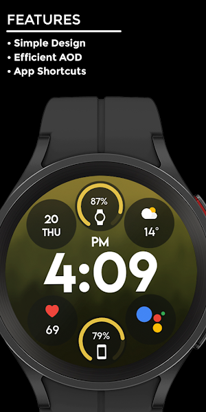 Nighty Digital 29 - watch face Screenshot 1