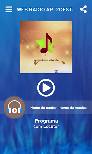 WEB RADIO AP D'OESTE Screenshot 1