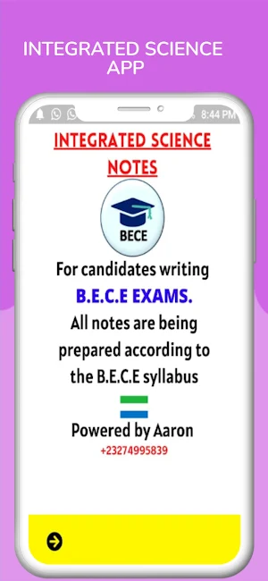 Integrated Science Notes Screenshot 0