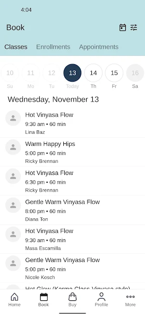 Flo n Glo Yoga Studio Screenshot 1