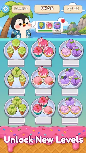 Ice Cream Shop: Food Sort Screenshot 1