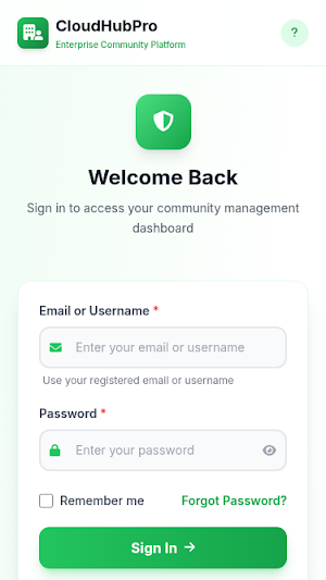 CloudHub Community Screenshot 0