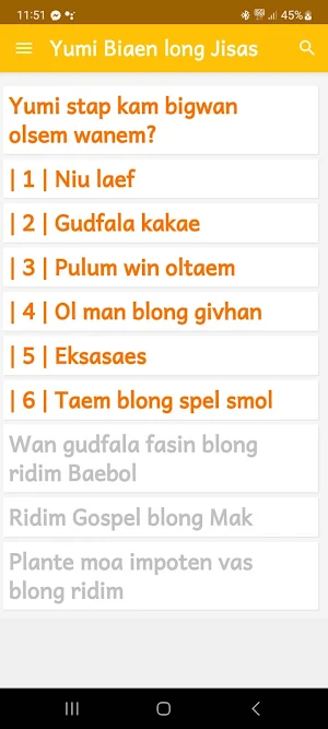 Biaen long Jisas Screenshot 1