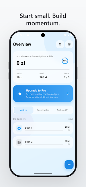 Debt Snowball Wallet Screenshot 1
