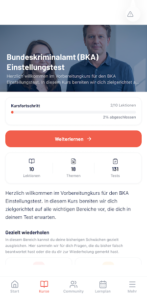 BKA & Kripo Einstellungstest Screenshot 0