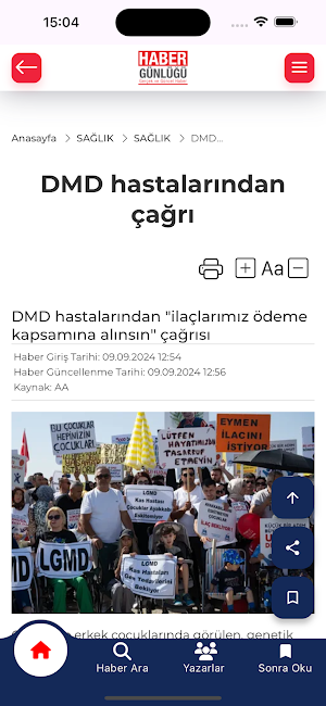 Haber Günlüğü Screenshot 0
