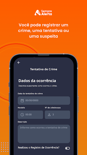 Sempre Alerta App Screenshot 2