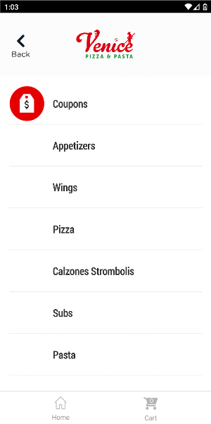 Venice Pizza Screenshot 2