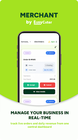 Easy Cater Merchant Screenshot 0